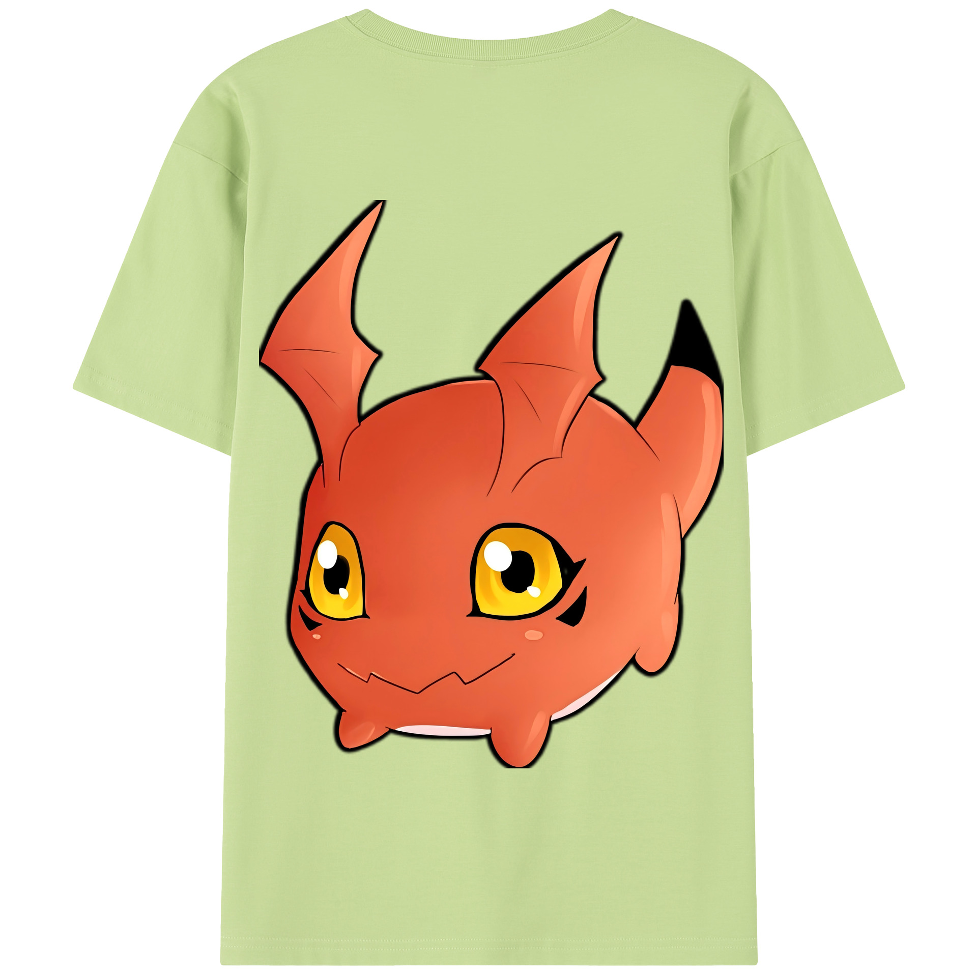 （画像用） Digimon デジタルモンスター/デジモン 綿100％半袖Tシャツ（背面プリント）